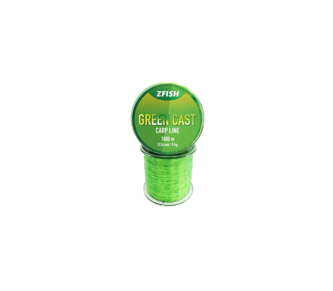 #3590 zfish-vlasec-green-cast-carp-line-1000m